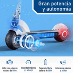 Scooter Eléctrico Honey Whale Orno Max-S Blanco - Imagen 3
