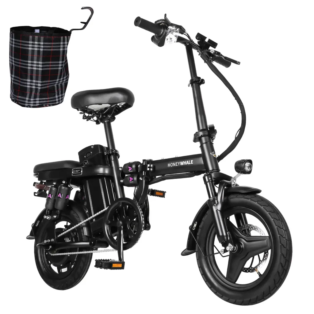 bicicleta-electrica-plegable-honey-whale-s6s-pro-negro-01