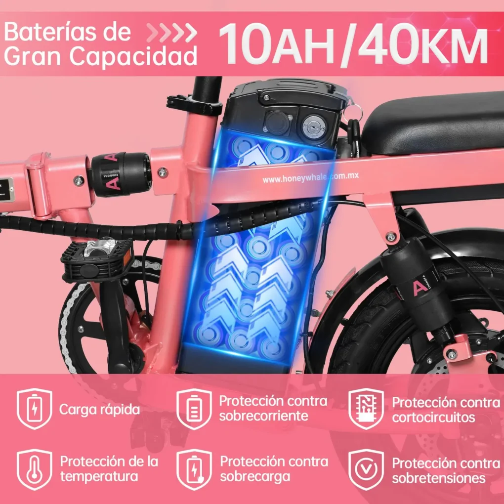 bicicleta-electrica-plegable-honey-whale-s6s-pro-rosa-05