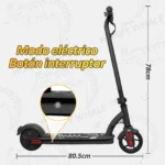 scooter-electrico-para-niños-100w-e6-gris-05