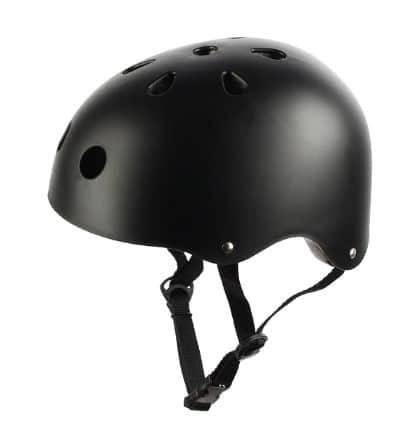 Casco Ajustable Scooter Bicicleta Máxima Protección Negro