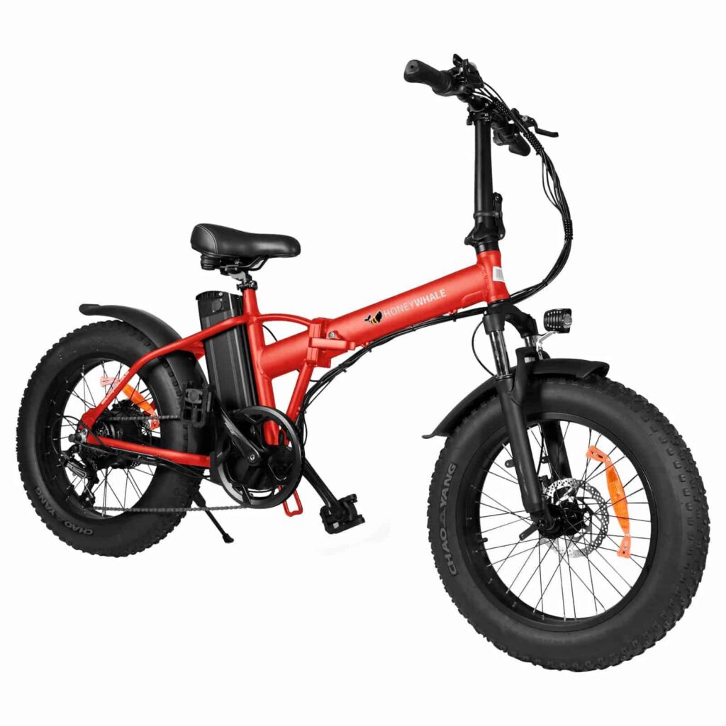 Bicicleta Eléctrica Plegable Honey Whale F6 Rojo