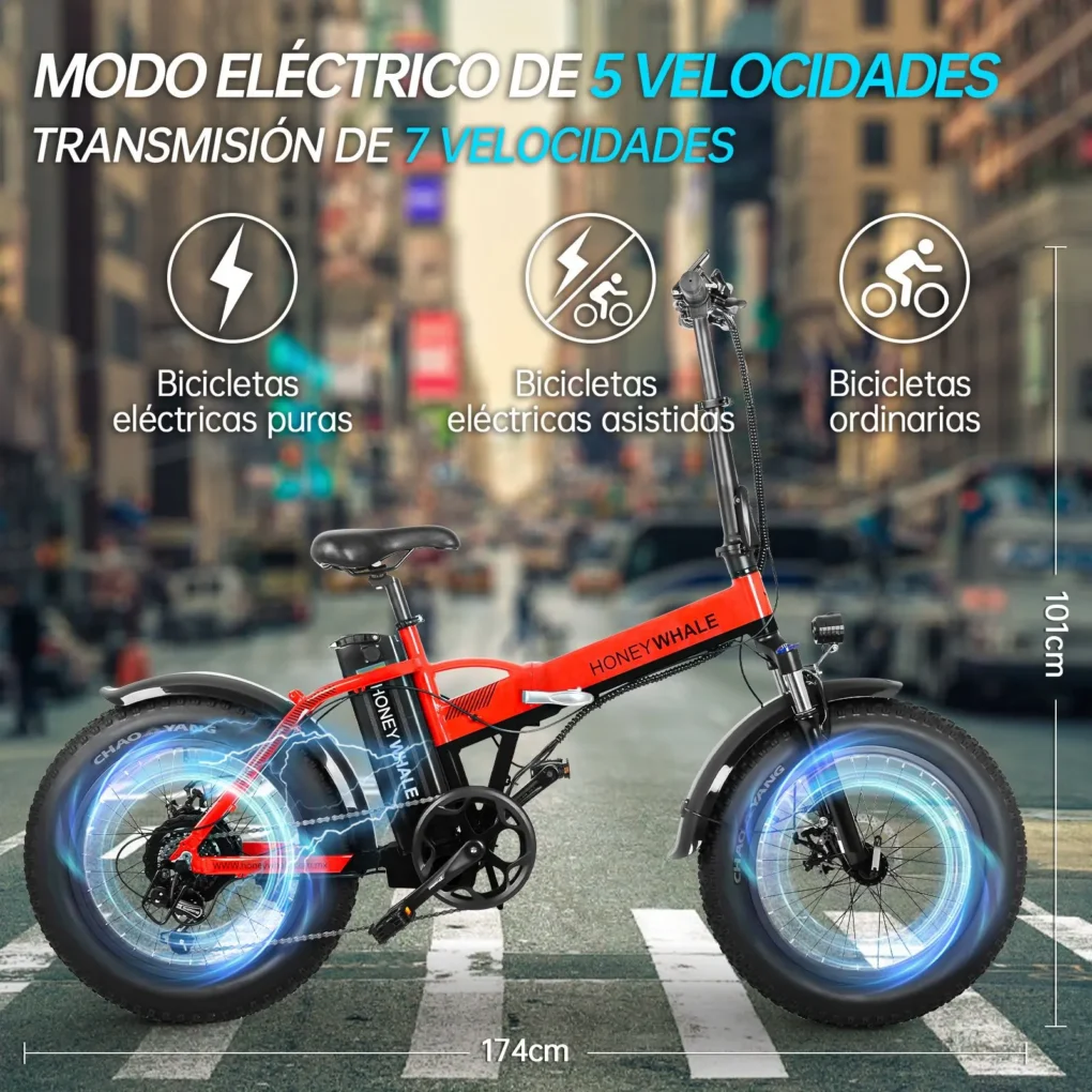 bicicleta-electrica-plegable-honey-whale-f6-pro-rojo-negro-02