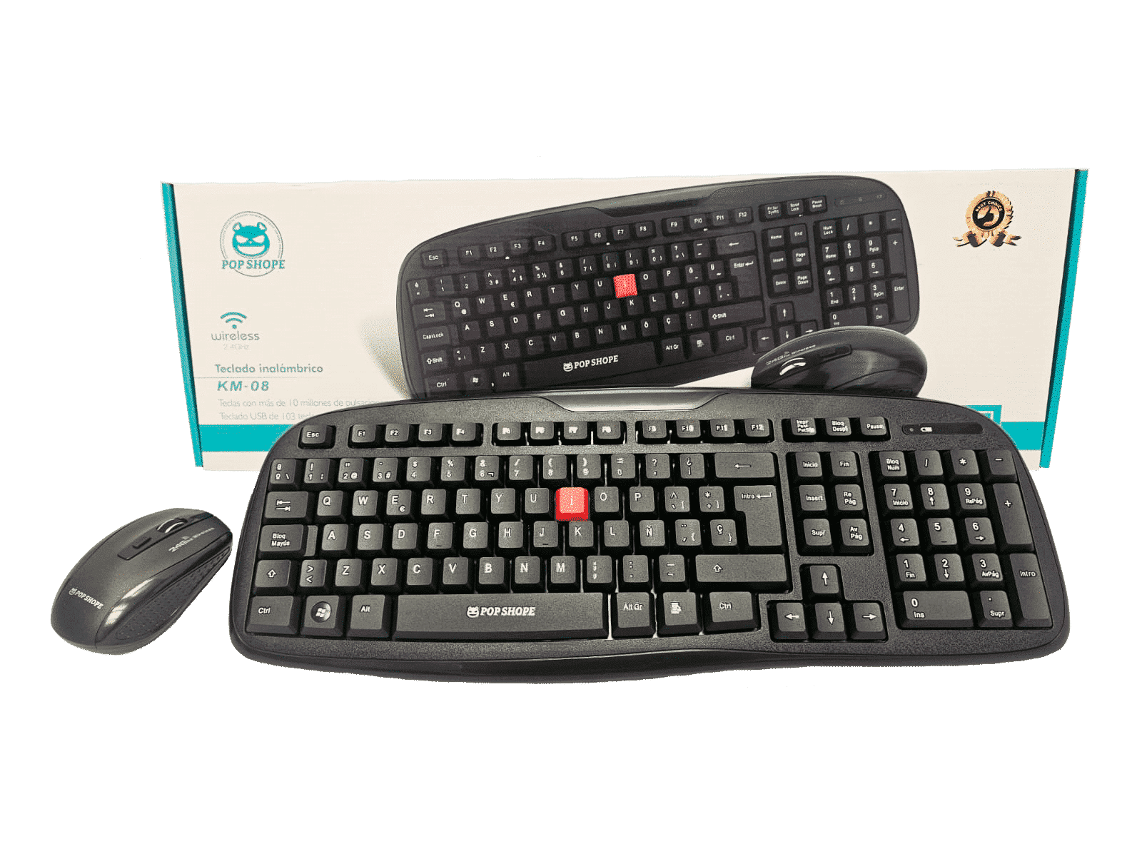 3 Teclado y mouse Inalámbrico - Imagen 1