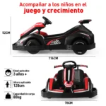 gokart-electrico-infantil-honey-whale-k5-rojo-04