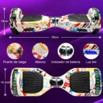 hoverboard-electrico-honey-whale-z1-blanco-graffiti-05
