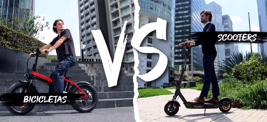 scooters y bicicletas con mejor batería