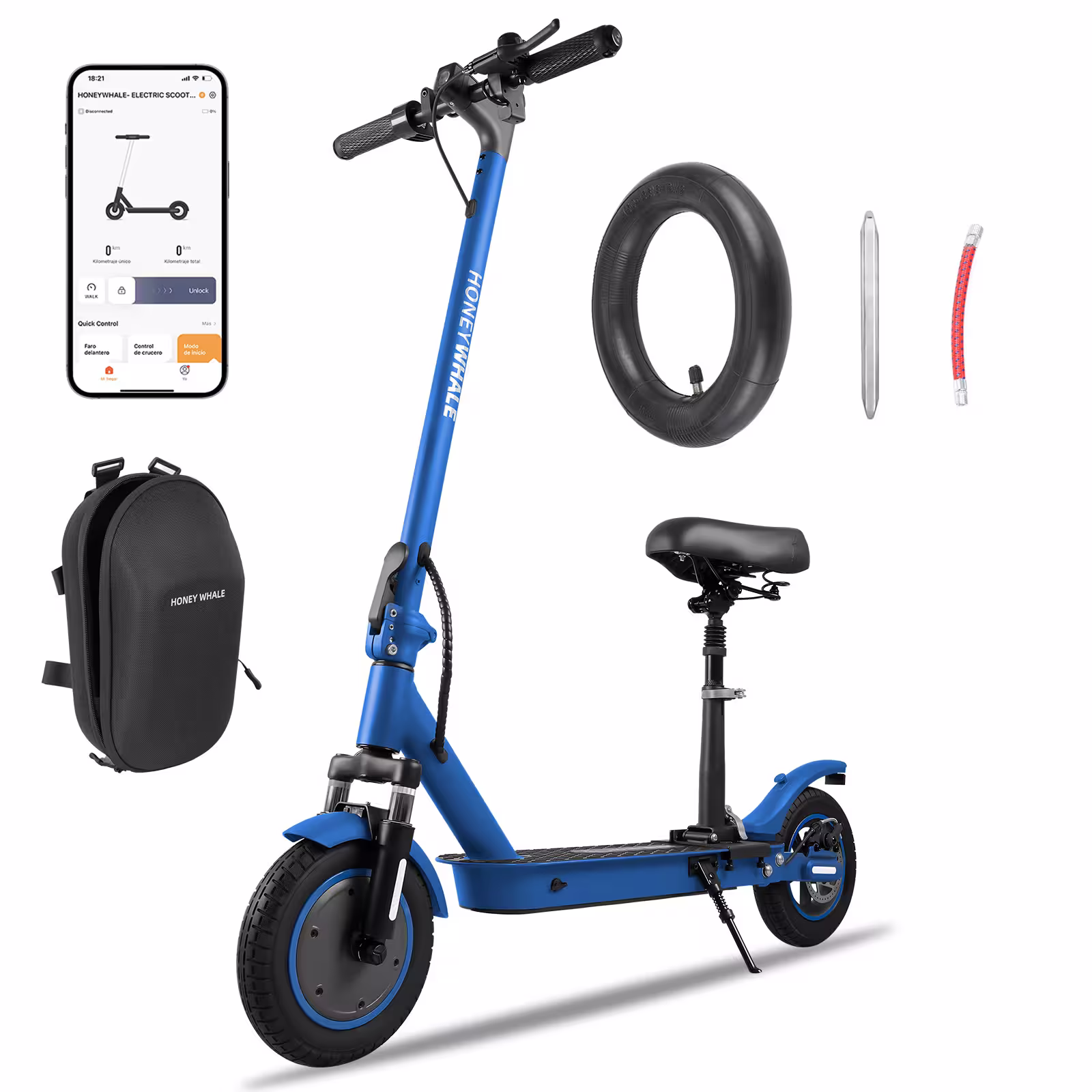 Honey Whale Scooters M2 Max B Azul