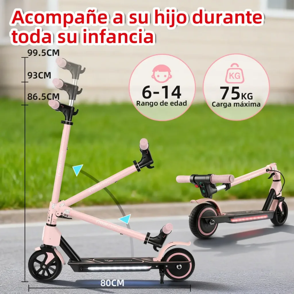 scooter-electrico-infantil-honey-whale-e11-rosa-07