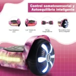 honey-whale-hoverboard-electrico-k1-max-violeta