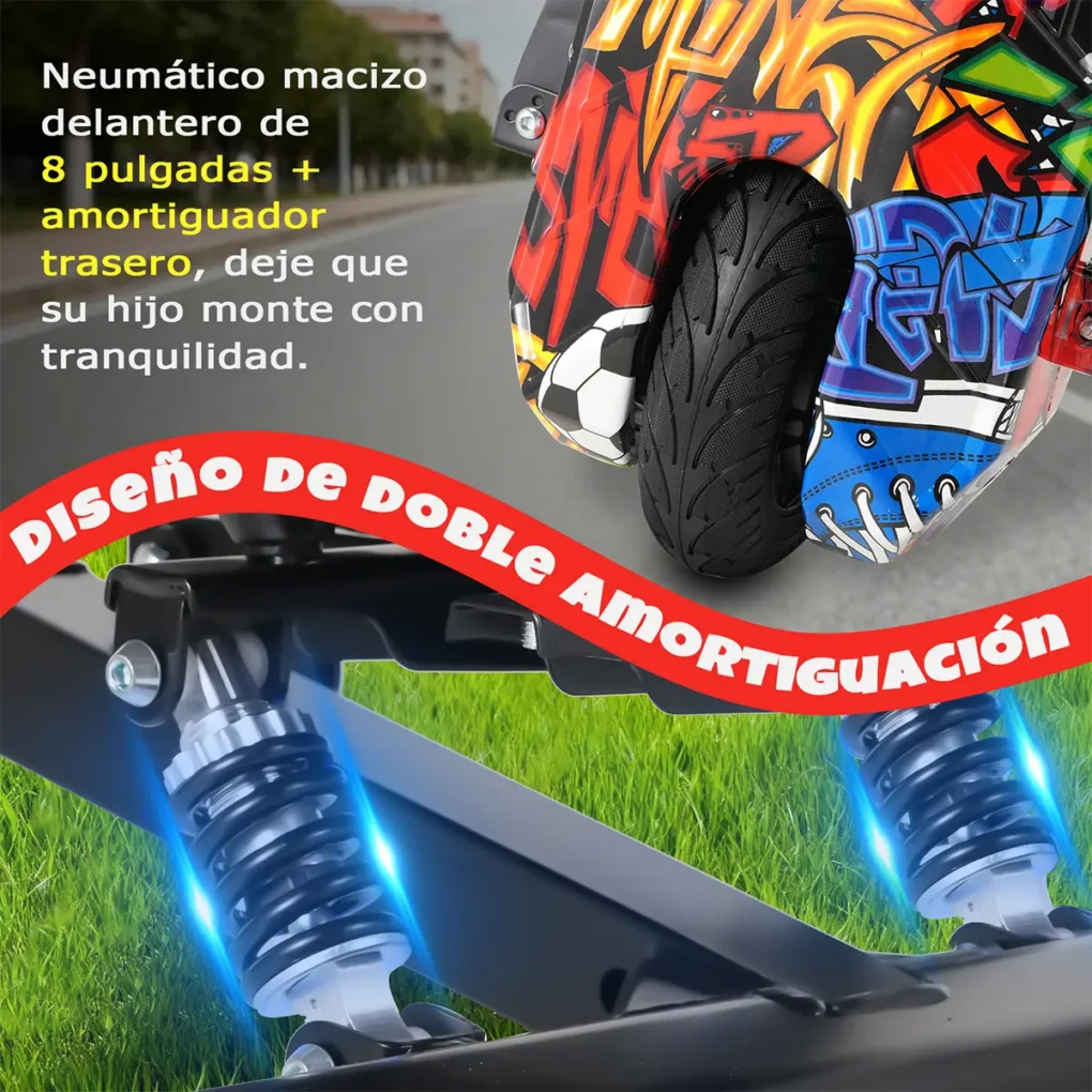 Triciclo-Eléctrico-Infantil-Honey-Whale-007A-Rojo-Football-06