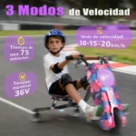 Triciclo-Eléctrico-Infantil-Honey-Whale-007B-Rojo-Azul-02