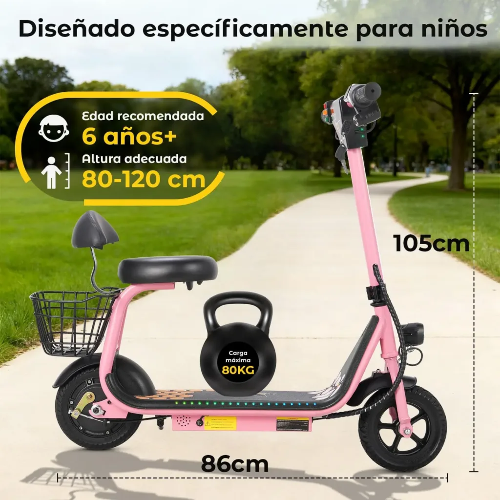 scooter-electrico-infantil-honey-whale-jl-006-rosa-06