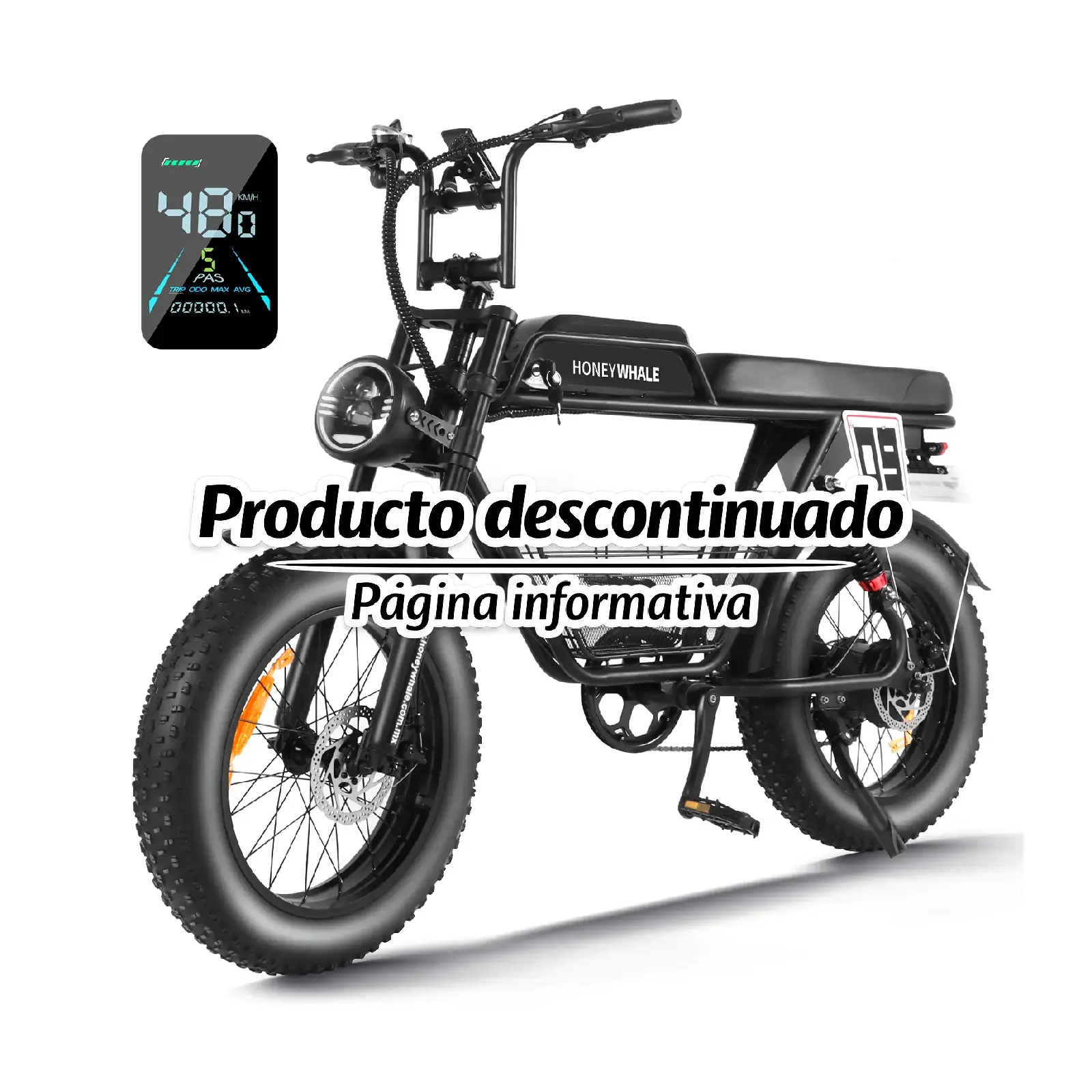 bicicleta-electrica-honey-whale-k7-negro bicicleta-electrica-honey-whale-k7-negro