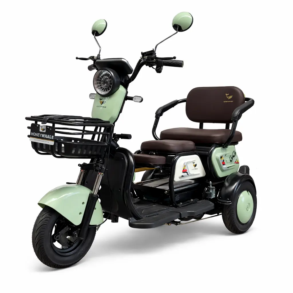 trimoto-eléctrica-honey-whale-V3-verde