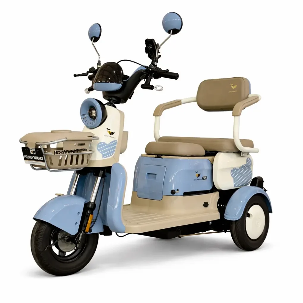 trimoto-eléctrica-honey-whale-V5-azul