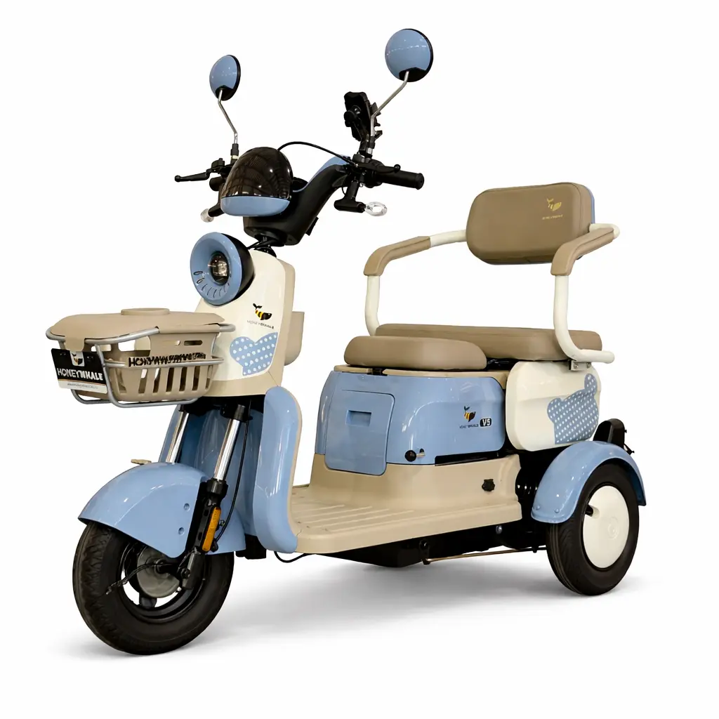trimoto-eléctrica-honey-whale-V5-azul