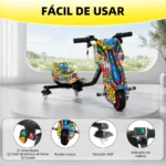 Triciclo Electrico Infantil Honey Whale 008U Carita Sonriente - Imagen 7