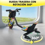 Triciclo Electrico Infantil Honey Whale 008U Carita Sonriente - Imagen 4